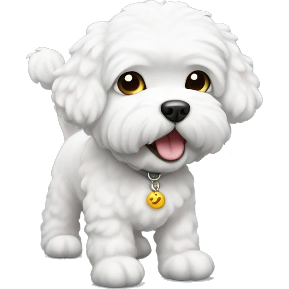 Bichon dog emoji