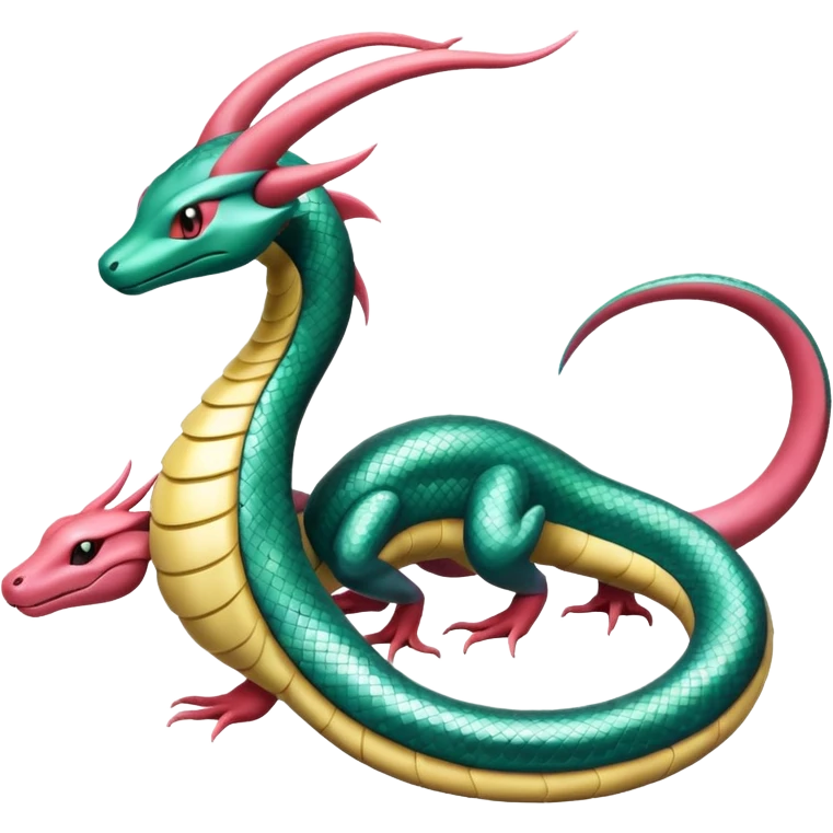 Cresselia-Seviper-Milotic-Rayquaza-fusion emoji