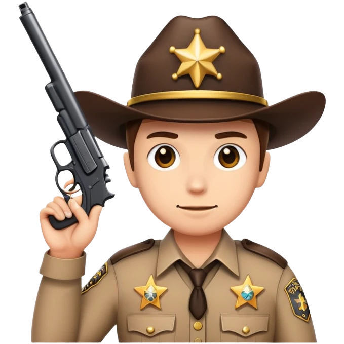 эмоджи мафия роль комиссар (шериф) emoji
