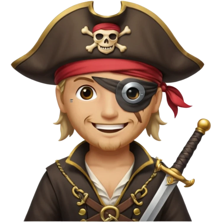 Jolly Rogger of shanks emoji