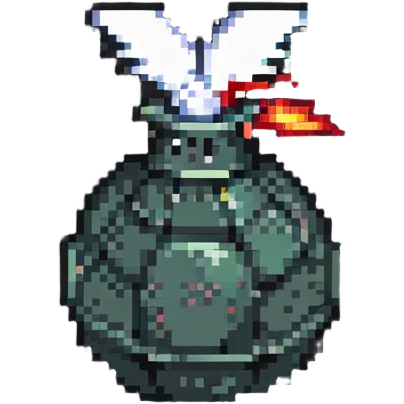 cute cartoonish bomb power up item emoji