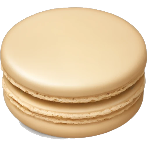 beige Macaron emoji