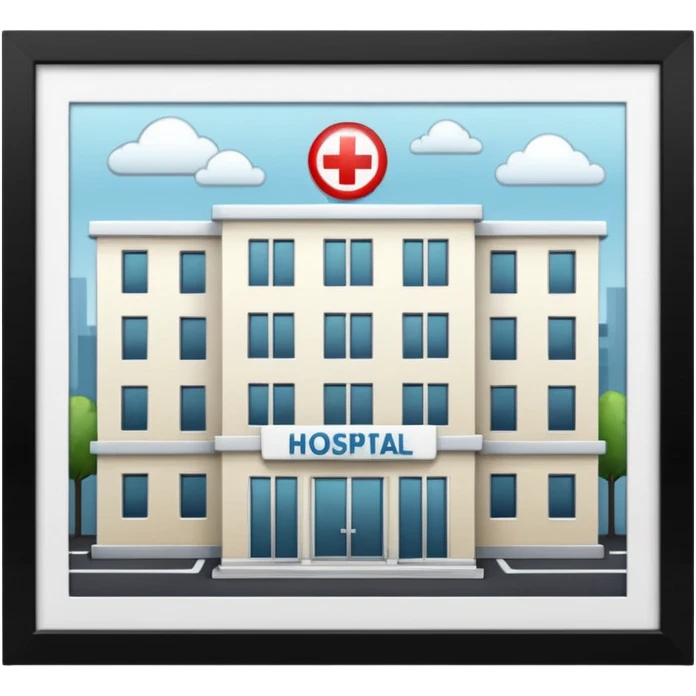 un hospital emoji