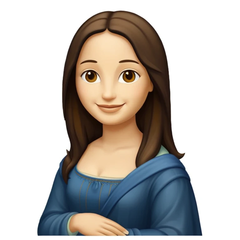 monalisa painting emoji