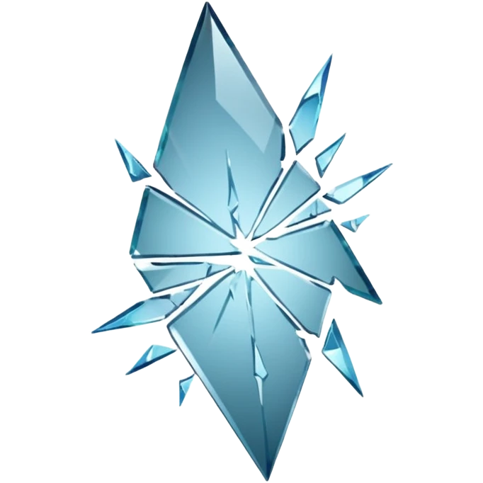 Broken glass emoji