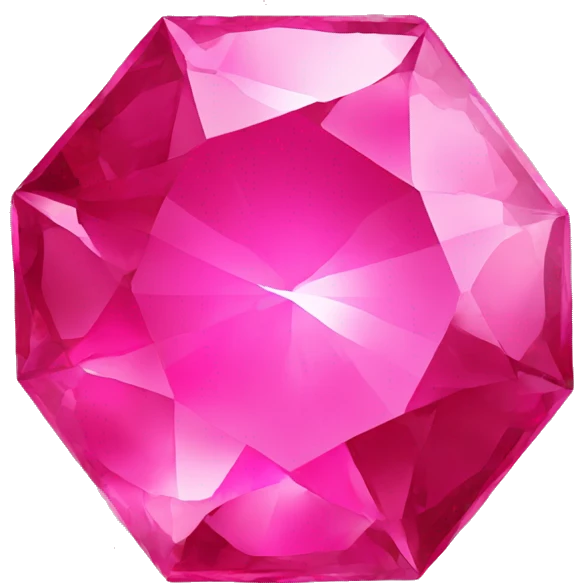 ruby gem stone pink emoji
