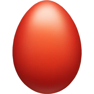 red egg emoji