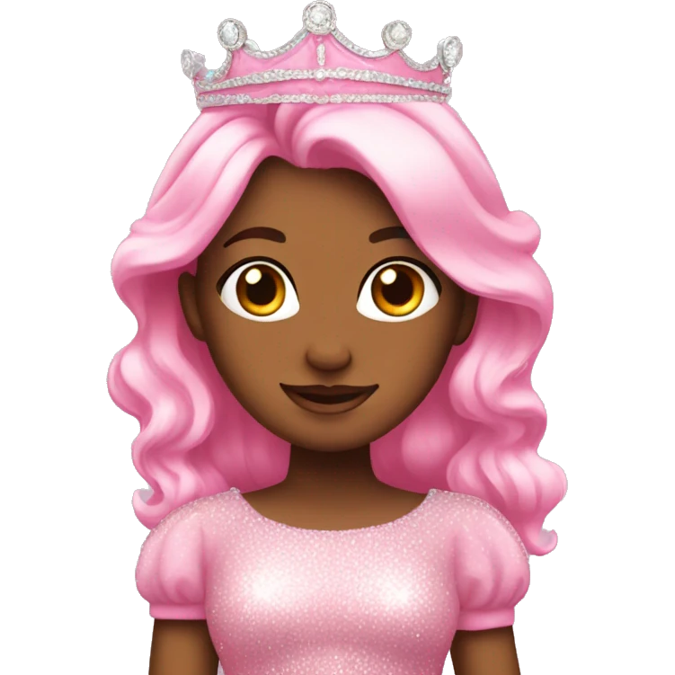 Pink Sparkly Princess emoji