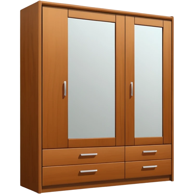 wardrobe modern closed mirror door emoji