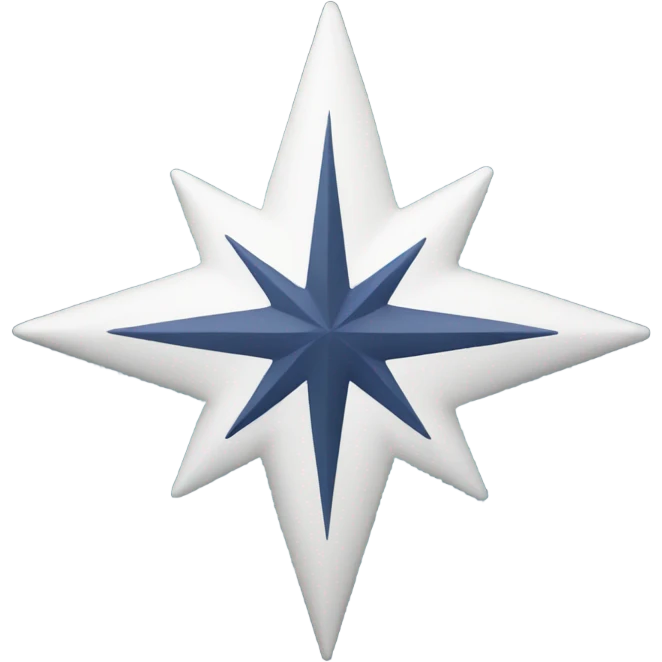 North Star  white  emoji