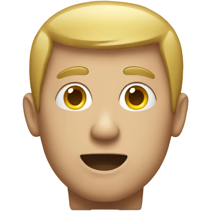 A man head coming out of a toilet emoji
