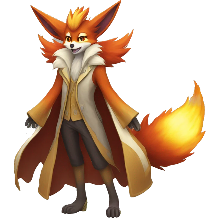  Delphox Full body emoji