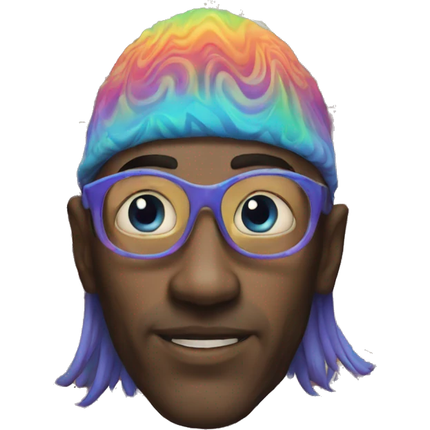 Psychedelic trippy emoji