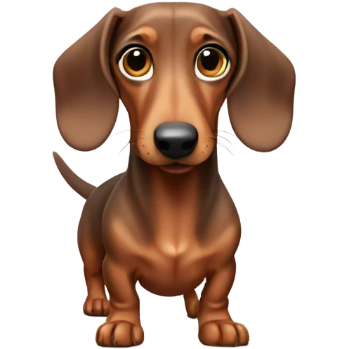 Wiener dog emoji