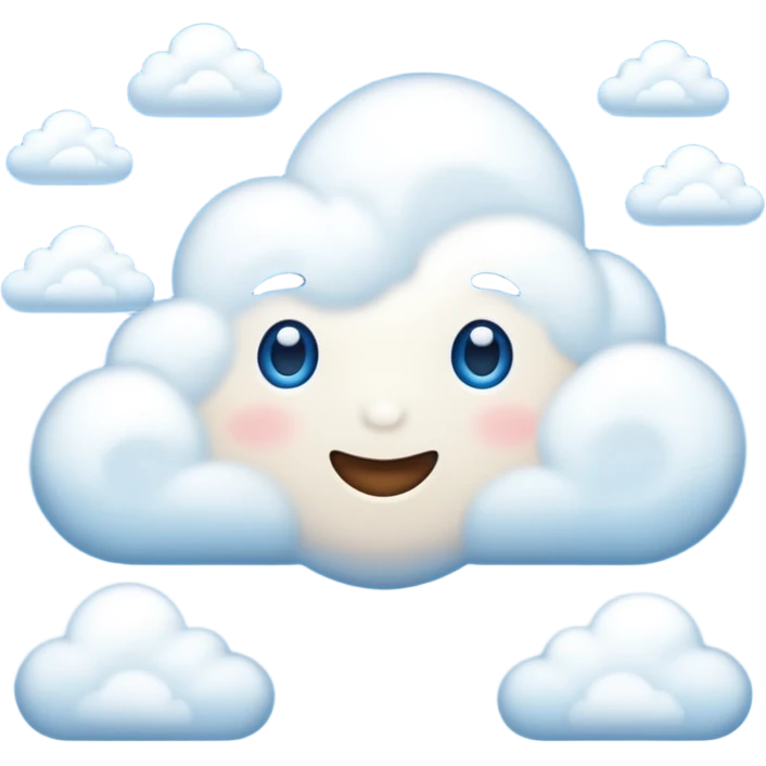 beautiful sky with clouds emoji