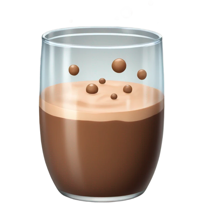 Chocolate milk  emoji