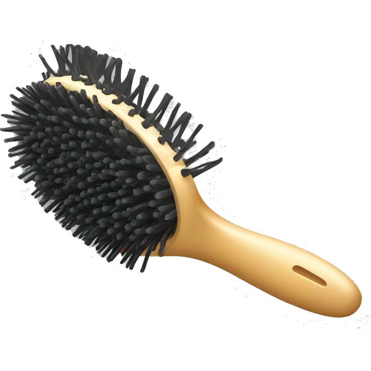 Hair brush emoji