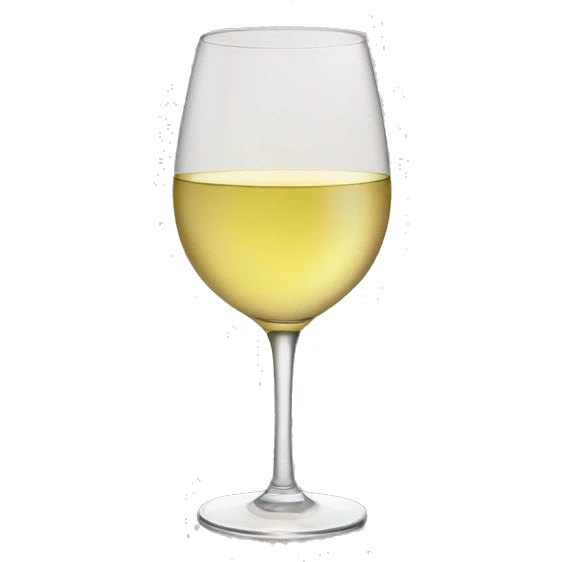 Cheers with white wine emoji