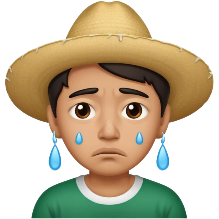 Crying Mexican emoji