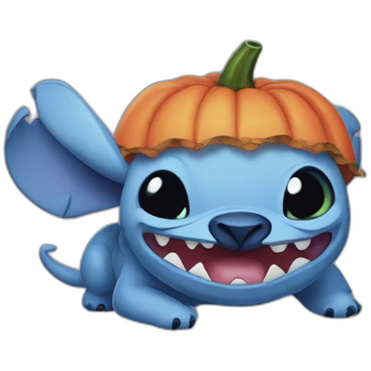 stitch deguisement d'halloween 🎃 emoji