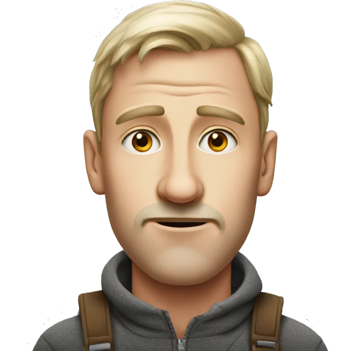 Nordic man with big nose  emoji