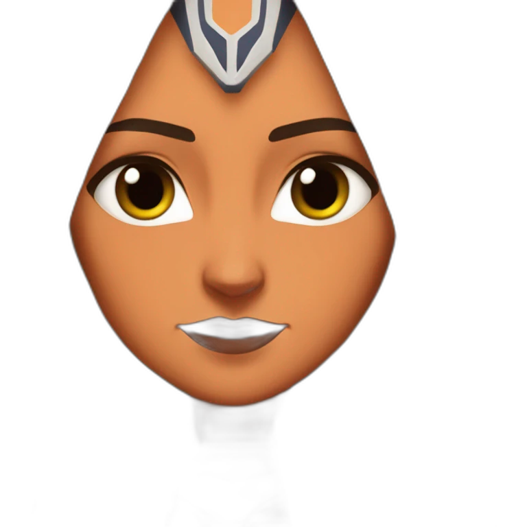 Ahsoka tano with montrals emoji