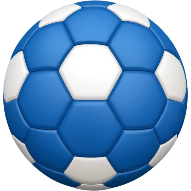 blue soccer ball emoji