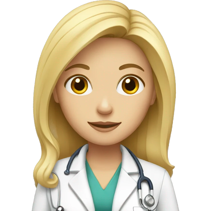 blonde doctor emoji