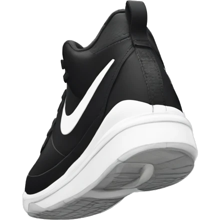 Black white Nike  emoji
