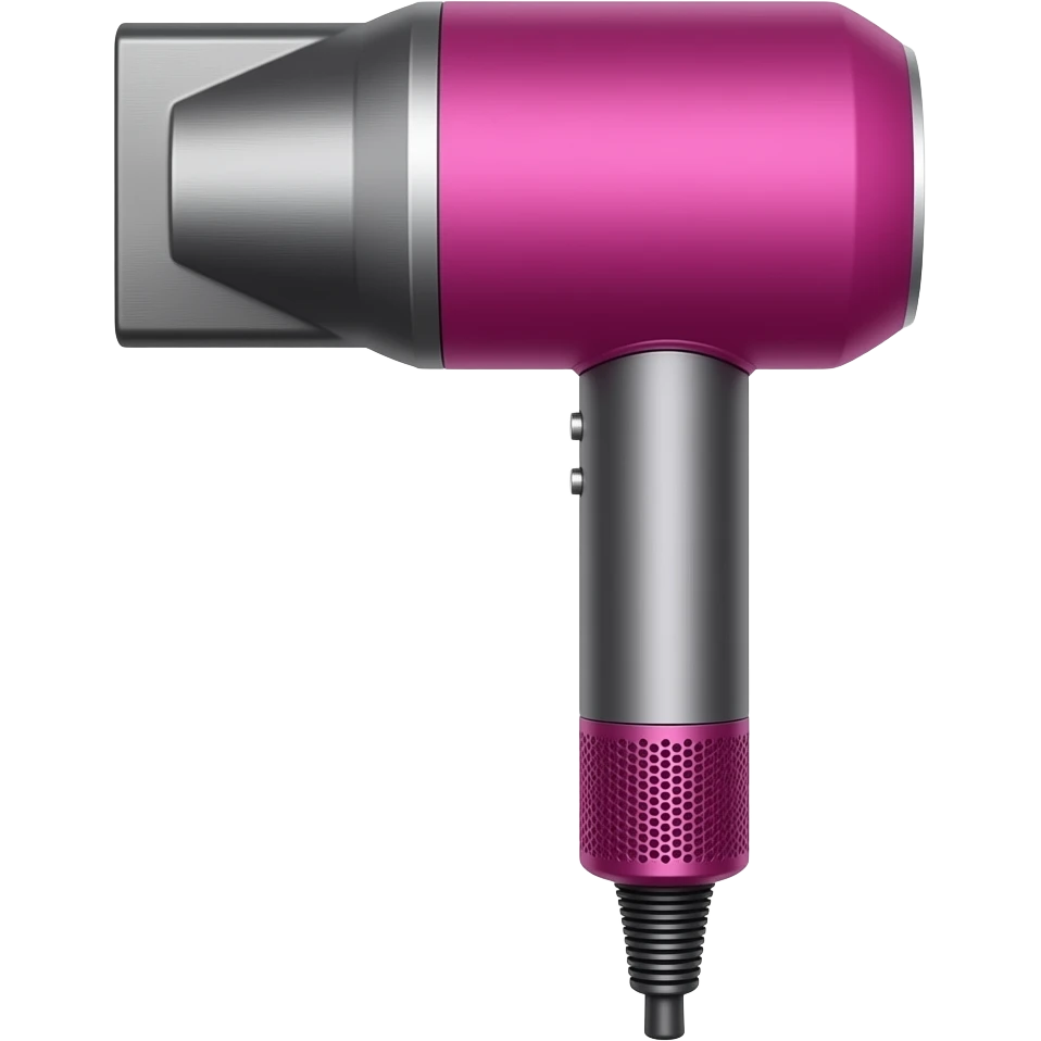 pink dyson hair dryer emoji