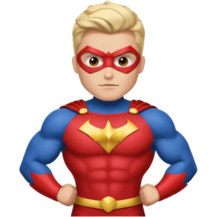 Me as super hero emoji
