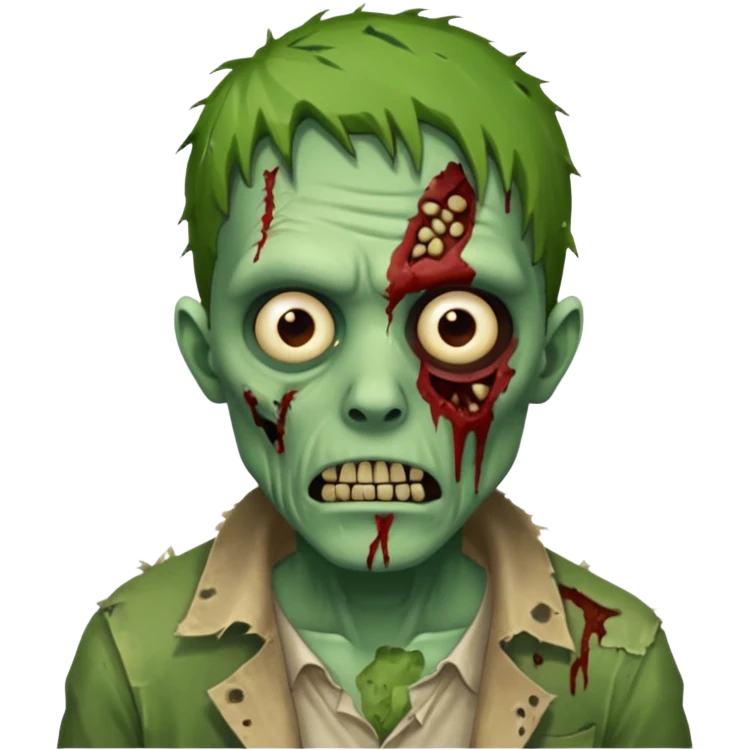 Zombie man emoji