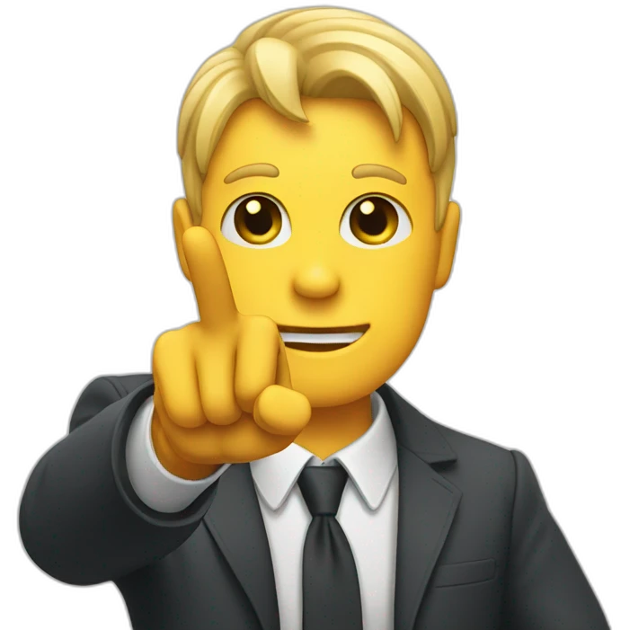 FINGER POINTING emoji