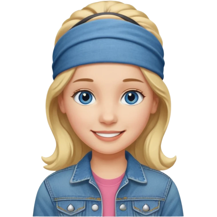 victoria Girl in 1980's emoji