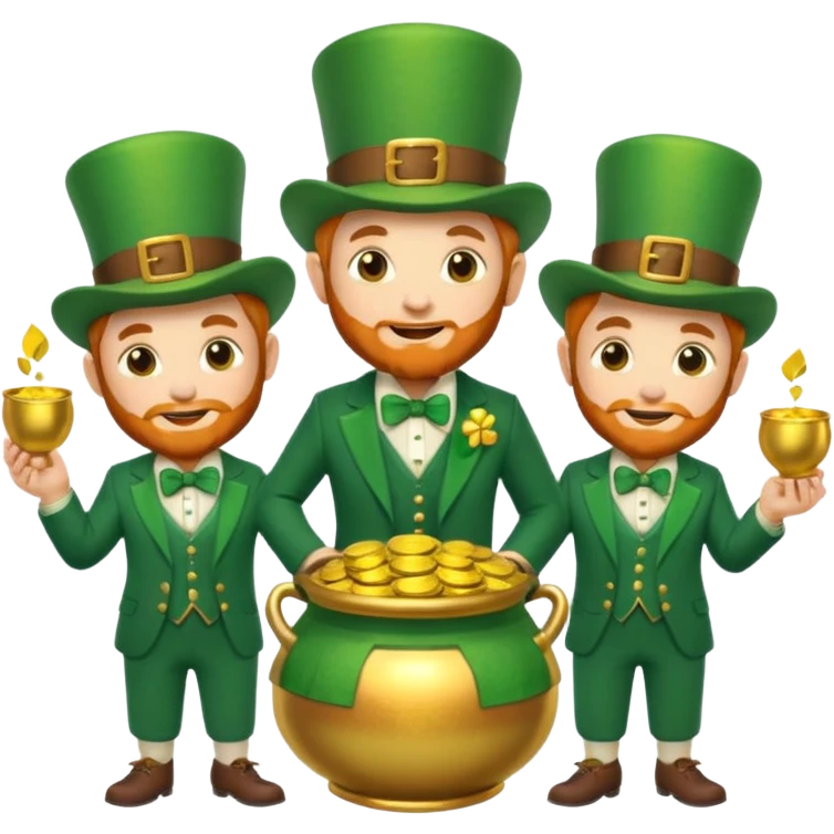 Gay leprechauns  emoji