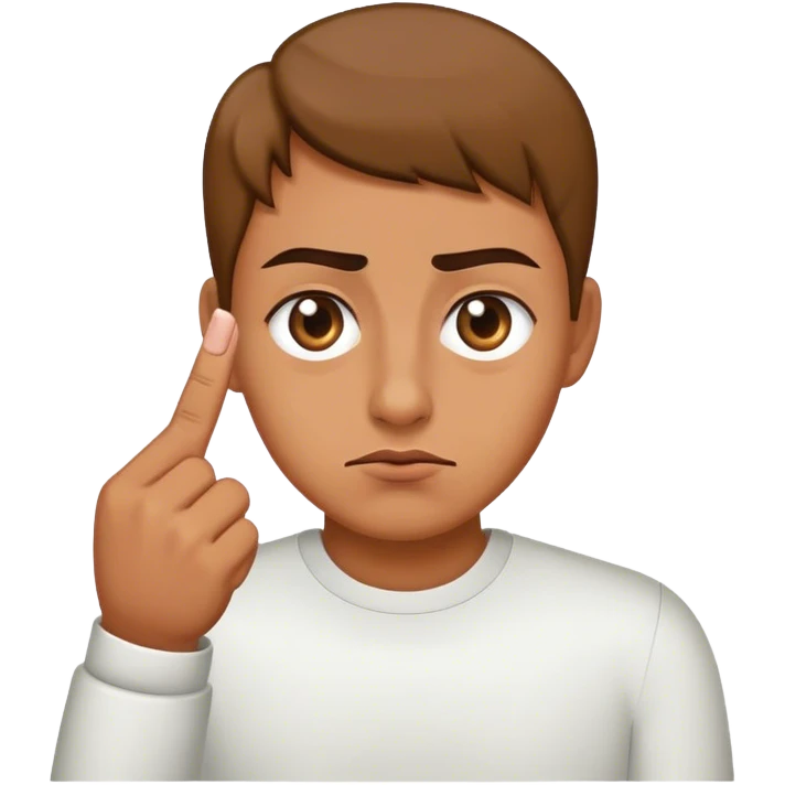 rolling eyes with middle finger emoji