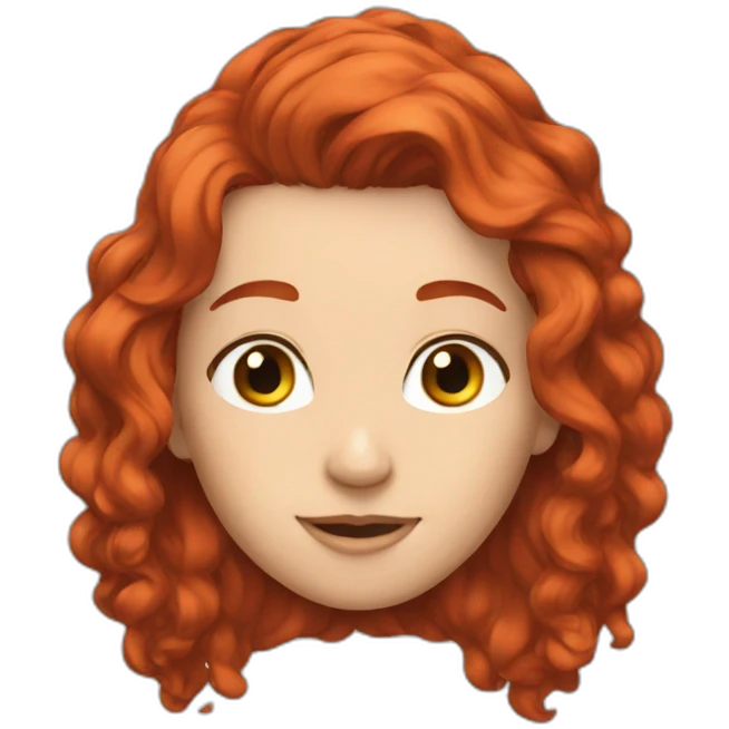 red hair memes emoji