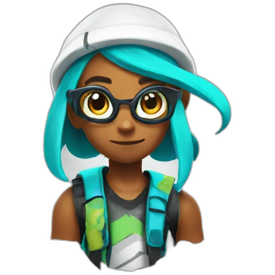 Inkling Splatoon emoji