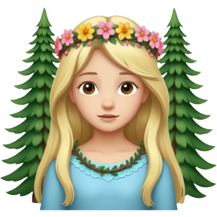 trees and fairy emoji