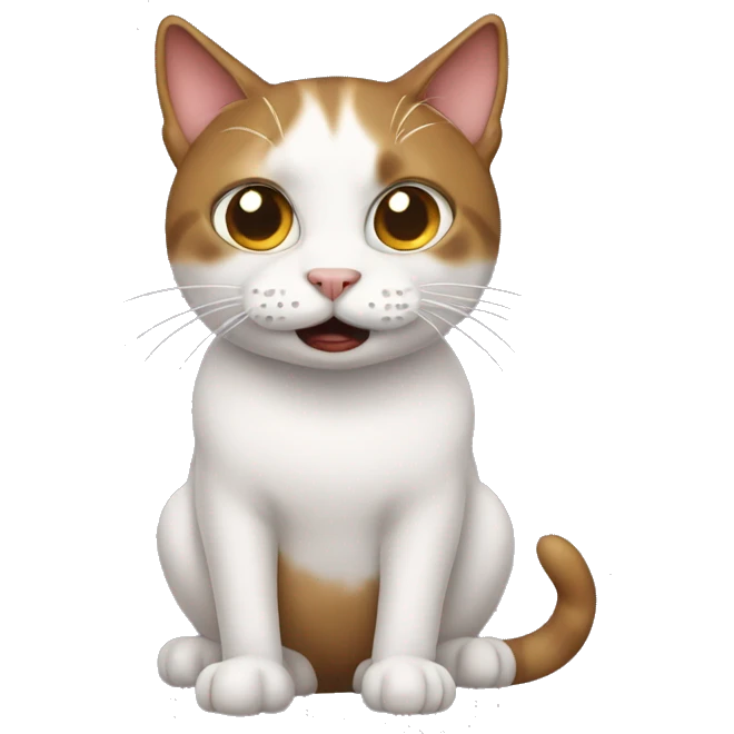 Cat hates poop emoji