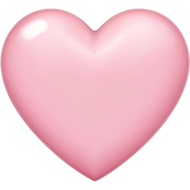 Light pink heart emoji