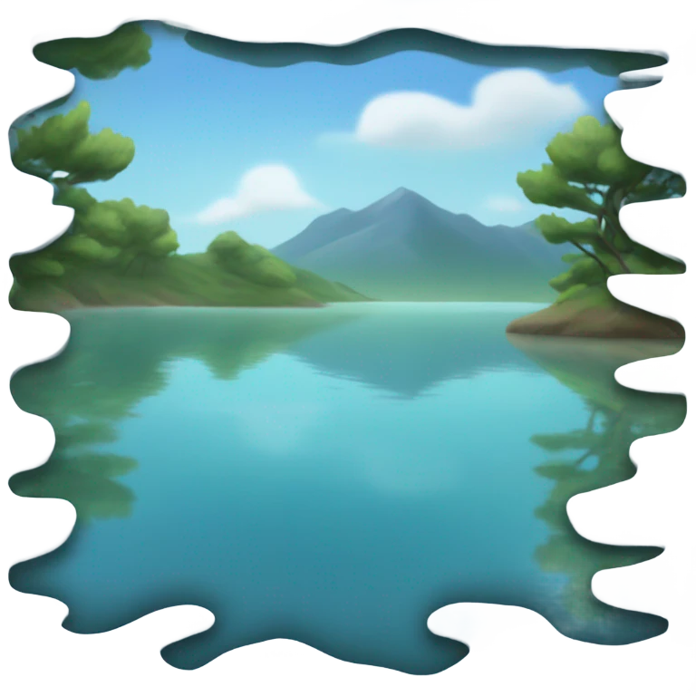 lake of water  emoji
