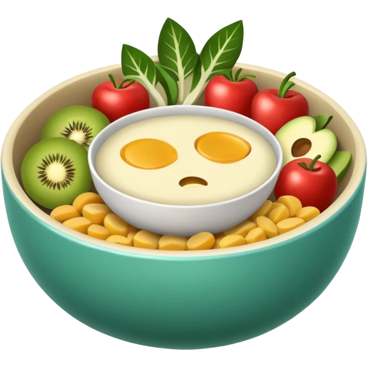 healthy bowl emoji