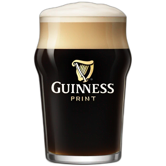 pint of Guinness emoji