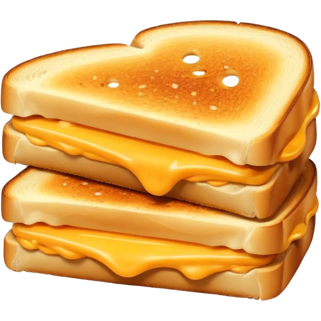 A grilled cheese. emoji