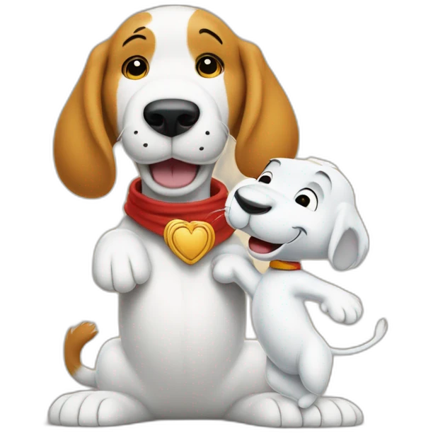 snoopy hold up the little white mouse like holding the lion king emoji