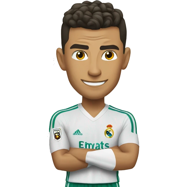 Cristiano Ronaldo saying siuuuu emoji