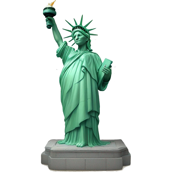 photorealistic statue of liberty emoji
