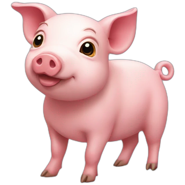 cochinita pig en bikini emoji