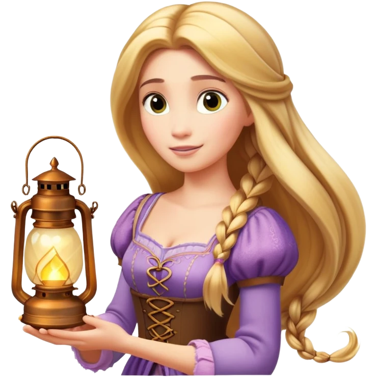 rapunzel lantern emoji
